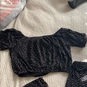 Set shirt and skirt together